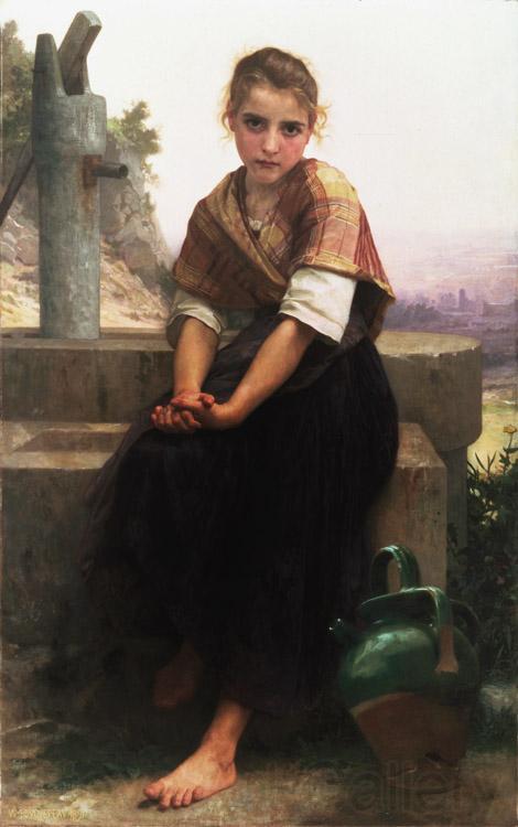 Adolphe William Bouguereau The Broken Pitcher (mk26)